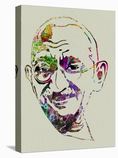 Gandhi Watercolor-Anna Malkin-Stretched Canvas