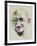 Gandhi Watercolor-Anna Malkin-Framed Art Print