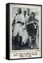 Gandhi with Mrs Sarojini Maidu at Dandi before the Salt March of 1930-null-Framed Stretched Canvas