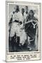 Gandhi with Mrs Sarojini Maidu at Dandi before the Salt March of 1930-null-Mounted Photographic Print