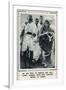 Gandhi with Mrs Sarojini Maidu at Dandi before the Salt March of 1930-null-Framed Photographic Print