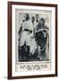 Gandhi with Mrs Sarojini Maidu at Dandi before the Salt March of 1930-null-Framed Photographic Print