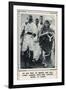 Gandhi with Mrs Sarojini Maidu at Dandi before the Salt March of 1930-null-Framed Photographic Print