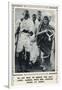 Gandhi with Mrs Sarojini Maidu at Dandi before the Salt March of 1930-null-Framed Photographic Print