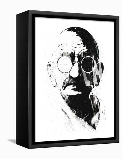 Gandhi-Alex Cherry-Framed Stretched Canvas