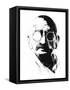 Gandhi-Alex Cherry-Framed Stretched Canvas