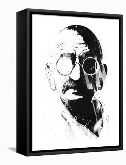 Gandhi-Alex Cherry-Framed Stretched Canvas