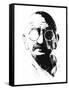 Gandhi-Alex Cherry-Framed Stretched Canvas