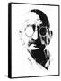 Gandhi-Alex Cherry-Framed Stretched Canvas