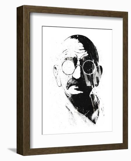 Gandhi-Alex Cherry-Framed Premium Giclee Print