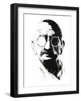 Gandhi-Alex Cherry-Framed Art Print