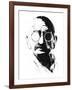 Gandhi-Alex Cherry-Framed Art Print