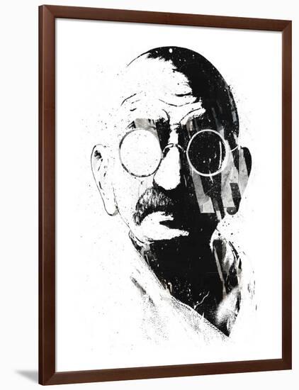 Gandhi-Alex Cherry-Framed Art Print