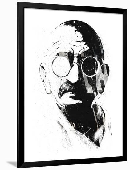 Gandhi-Alex Cherry-Framed Art Print