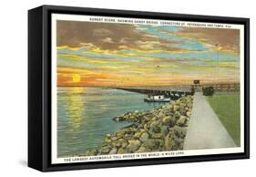 Gandy Bridge, St. Petersburg, Florida-null-Framed Stretched Canvas
