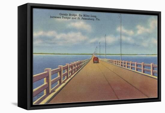 Gandy Bridge, St. Petersburg, Florida-null-Framed Stretched Canvas