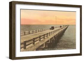 Gandy Bridge, Tampa Bay, Florida-null-Framed Art Print