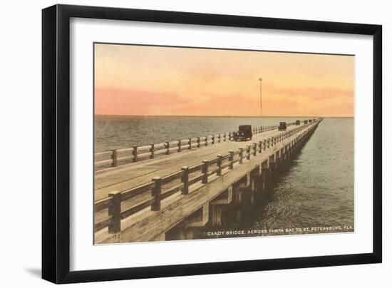 Gandy Bridge, Tampa Bay, Florida-null-Framed Art Print