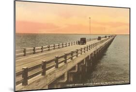 Gandy Bridge, Tampa Bay, Florida-null-Mounted Art Print