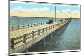 Gandy Bridge, Tampa Bay, Florida-null-Mounted Art Print