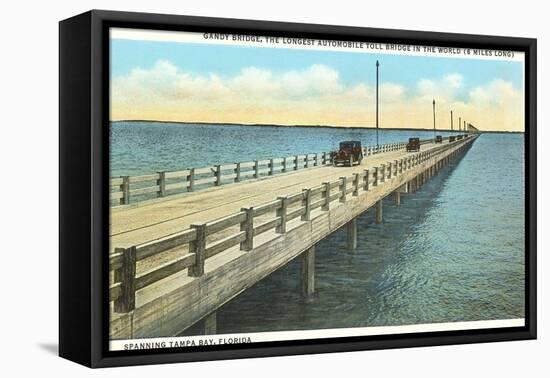 Gandy Bridge, Tampa Bay, Florida-null-Framed Stretched Canvas