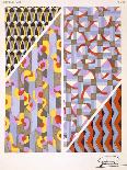 Interior Design Pattern, Plate 2 from 'Inspirations', Published Paris, 1930S (Colour Litho)-Gandy-Giclee Print