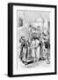 Ganem's Mother and Sister Leaving Damascus, 19th Century-null-Framed Giclee Print