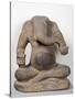 Ganesh, from Tuol Pheak Kin, Kandal Province, 7th-8th Century-null-Stretched Canvas