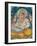 Ganesh Mural in the City Palace, Rajasthan, India-Walter Bibikow-Framed Photographic Print