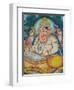 Ganesh Mural in the City Palace, Rajasthan, India-Walter Bibikow-Framed Premium Photographic Print