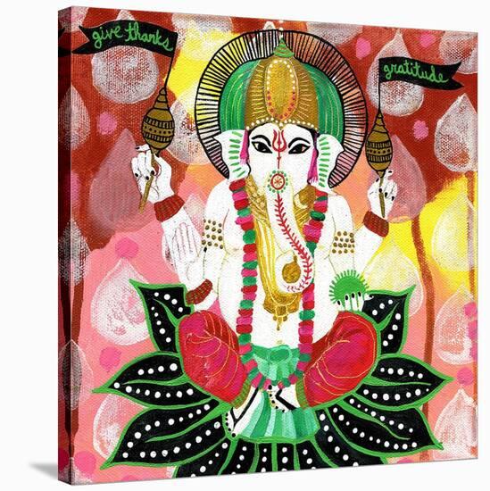 Ganesh of Gratitude-Jessica Swift-Stretched Canvas