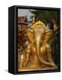 Ganesh Statue in Wat Deydos, Kompong Cham, Cambodia, Indochina, Southeast Asia-Godong-Framed Stretched Canvas