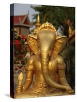 Ganesh Statue in Wat Deydos, Kompong Cham, Cambodia, Indochina, Southeast Asia-Godong-Stretched Canvas
