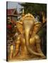 Ganesh Statue in Wat Deydos, Kompong Cham, Cambodia, Indochina, Southeast Asia-Godong-Stretched Canvas