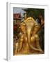 Ganesh Statue in Wat Deydos, Kompong Cham, Cambodia, Indochina, Southeast Asia-Godong-Framed Photographic Print