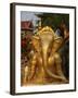 Ganesh Statue in Wat Deydos, Kompong Cham, Cambodia, Indochina, Southeast Asia-Godong-Framed Photographic Print