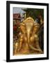 Ganesh Statue in Wat Deydos, Kompong Cham, Cambodia, Indochina, Southeast Asia-Godong-Framed Photographic Print