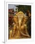 Ganesh Statue in Wat Deydos, Kompong Cham, Cambodia, Indochina, Southeast Asia-Godong-Framed Photographic Print