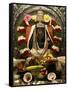 Ganesh Temple Statue, Paris, France, Europe-null-Framed Stretched Canvas