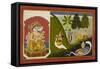 Ganesha Blessing This Endeavour-null-Framed Stretched Canvas