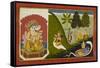 Ganesha Blessing This Endeavour-null-Framed Stretched Canvas