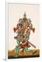 Ganesha Defeating an Evil Demon, from Thanjavur, India-null-Framed Giclee Print