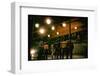 Gang Members Confront Each Other the Highway in Scene from West Side Story-Gjon Mili-Framed Photographic Print