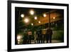 Gang Members Confront Each Other the Highway in Scene from West Side Story-Gjon Mili-Framed Photographic Print