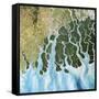 Ganges River Delta, India-PLANETOBSERVER-Framed Stretched Canvas