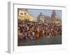 Ganges River, Makar San Kranti, Varanasi, Uttar Pradesh State, India-Gavin Hellier-Framed Photographic Print