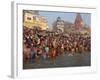 Ganges River, Makar San Kranti, Varanasi, Uttar Pradesh State, India-Gavin Hellier-Framed Photographic Print