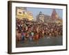 Ganges River, Makar San Kranti, Varanasi, Uttar Pradesh State, India-Gavin Hellier-Framed Photographic Print