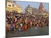 Ganges River, Makar San Kranti, Varanasi, Uttar Pradesh State, India-Gavin Hellier-Mounted Photographic Print