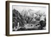 Ganges, Source-null-Framed Art Print